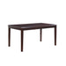GIA 60" DINING TABLE+CHAIRS (5 PCS/CTN) -EBONY - Visions in Furniture (La Mirada, CA)
