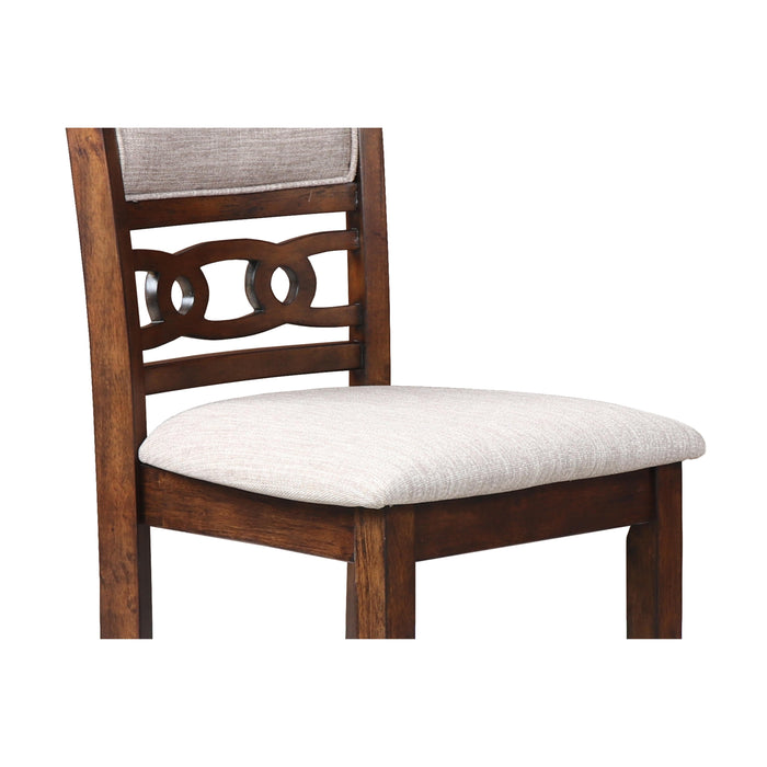 GIA 42" COUNTER  DROP LEAF TABLE W/2 CHAIRS-CHERRY - Visions in Furniture (La Mirada, CA)