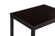 GIA 5PC 48" RECT. DINING TABLE & 4 CHAIRS-EBONY - Visions in Furniture (La Mirada, CA)