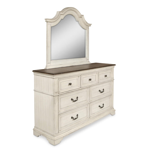 ANASTASIA MIRROR - ANT. WHITE - Visions in Furniture (La Mirada, CA)