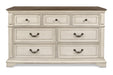 ANASTASIA DRESSER - ANT. WHITE - Visions in Furniture (La Mirada, CA)