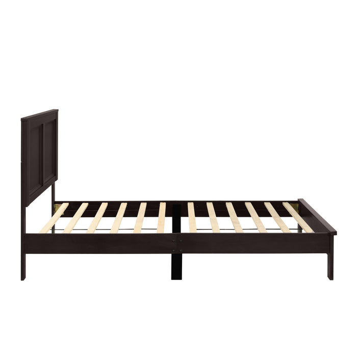 ARIES 4/6 F PANEL BED-HB/FB/RAILS-MERLOT