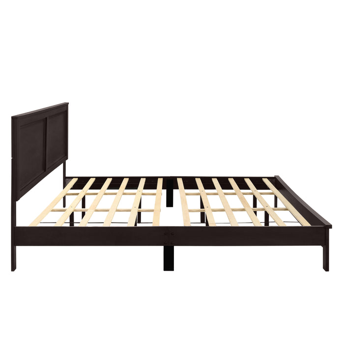 ARIES 6/6 EK PANEL BED-HB/FB/RAILS-MERLOT