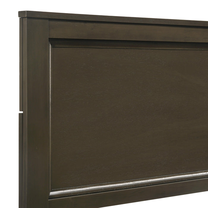 ARIES 6/6 EK PANEL BED-HB/FB/RAILS-GRAY