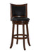 BRISTOL 29" BAR STOOL-DK BROWN W/PU SEAT image