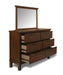 CAGNEY DRESSER - CHESTNUT - Visions in Furniture (La Mirada, CA)