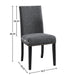 CRISPIN GRANITE GRAY DINING CHAIR- (2/Ctn) - Visions in Furniture (La Mirada, CA)