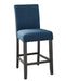 CRISPIN MARINE BLUE COUNTER CHAIR- (2/Ctn) - Visions in Furniture (La Mirada, CA)
