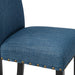 CRISPIN MARINE BLUE  BAR CHAIR- (2 /Ctn) - Visions in Furniture (La Mirada, CA)