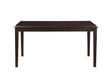 GIA 60" DINING TABLE+CHAIRS (5 PCS/CTN) -EBONY - Visions in Furniture (La Mirada, CA)