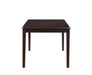 GIA 60" DINING TABLE+CHAIRS (5 PCS/CTN) -EBONY - Visions in Furniture (La Mirada, CA)