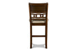 GIA ROUND COUNTER DINING 5 PC SET - CHERRY - Visions in Furniture (La Mirada, CA)