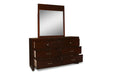 KENSINGTON MIRROR- BURNISHED CHERRY - Visions in Furniture (La Mirada, CA)