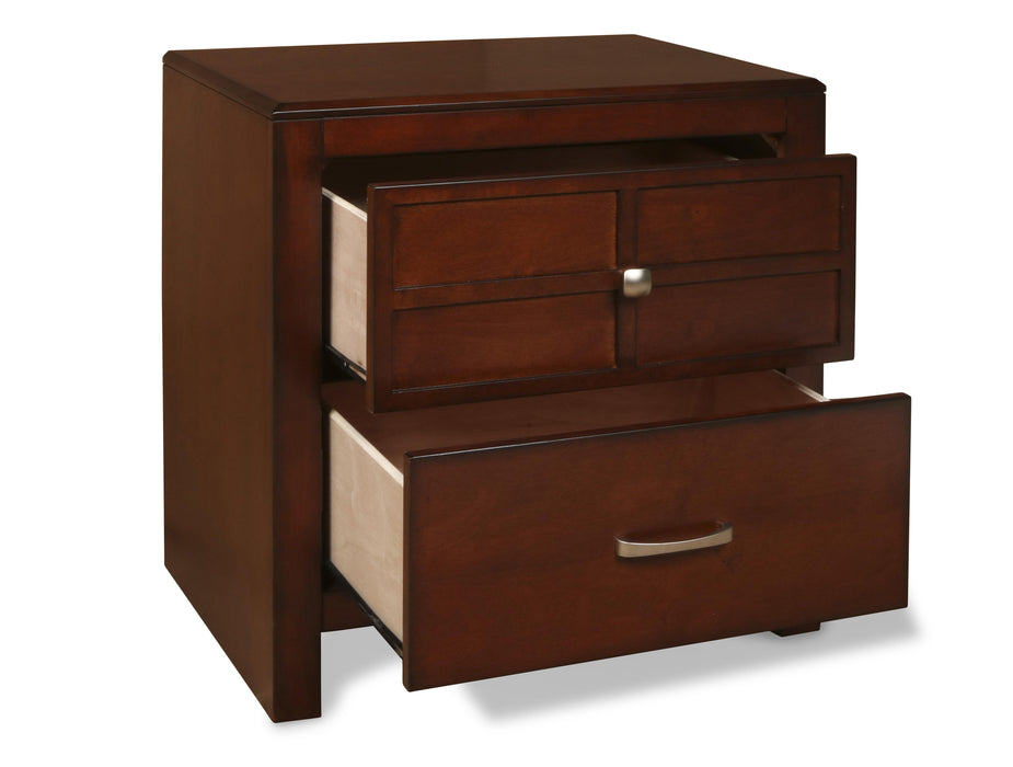 KENSINGTON NIGHTSTAND- BURNISHED CHERRY - Visions in Furniture (La Mirada, CA)