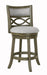 MANCHESTER 24" COUNTER STOOL-ANT GRAY W/FABRIC SEAT image