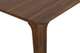 OSCAR 60" RECTANGLE TABLE - WALNUT - Visions in Furniture (La Mirada, CA)