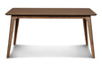 OSCAR 60" RECTANGLE TABLE - WALNUT - Visions in Furniture (La Mirada, CA)