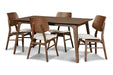 OSCAR 60" RECTANGLE TABLE - WALNUT - Visions in Furniture (La Mirada, CA)
