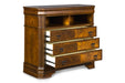 SHERIDAN MEDIA CHEST- BURNISHED CHERRY - Visions in Furniture (La Mirada, CA)
