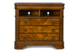 SHERIDAN MEDIA CHEST- BURNISHED CHERRY - Visions in Furniture (La Mirada, CA)