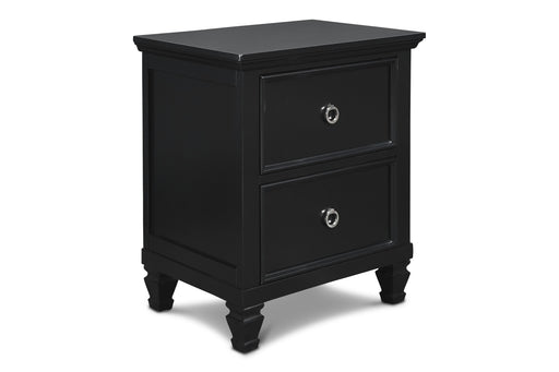 TAMARACK NIGHTSTAND- BLACK - Visions in Furniture (La Mirada, CA)