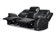 VEGA  SOFA W/PWR FR - PREMIER BLACK - Visions in Furniture (La Mirada, CA)