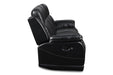 VEGA  DUAL RECLINER SOFA - PREMIER BLACK - Visions in Furniture (La Mirada, CA)