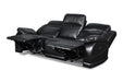 VEGA  DUAL RECLINER SOFA - PREMIER BLACK - Visions in Furniture (La Mirada, CA)