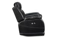 VEGA GLIDER RECLINER W/PWR FR- PREMIER BLACK - Visions in Furniture (La Mirada, CA)