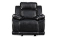 VEGA GLIDER RECLINER W/PWR FR- PREMIER BLACK - Visions in Furniture (La Mirada, CA)