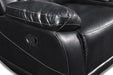 VEGA CONSOLE LOVESEAT - PREMIER BLACK - Visions in Furniture (La Mirada, CA)