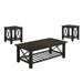 VESTA COFFEE TABLE & 2 END TABLE SET-ESPRESSO image