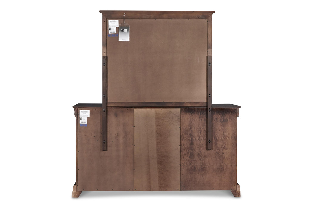 VERSAILLES LANDSCAPE MIRROR- BORDEAUX - Visions in Furniture (La Mirada, CA)