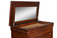 VERSAILLES LIFT TOP CHEST- BORDEAUX - Visions in Furniture (La Mirada, CA)