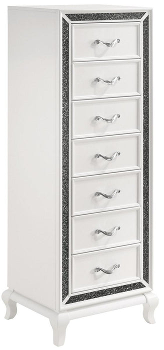 New Classic Furniture Park Imperial 9 Drawer Lingerie Chest in White