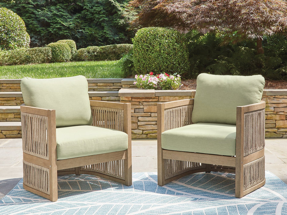Serena Shores Outdoor Lounge Chair (Set of 2) - Visions in Furniture (La Mirada, CA)