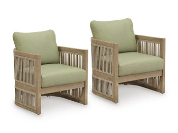 Serena Shores Outdoor Lounge Chair (Set of 2) - Visions in Furniture (La Mirada, CA)