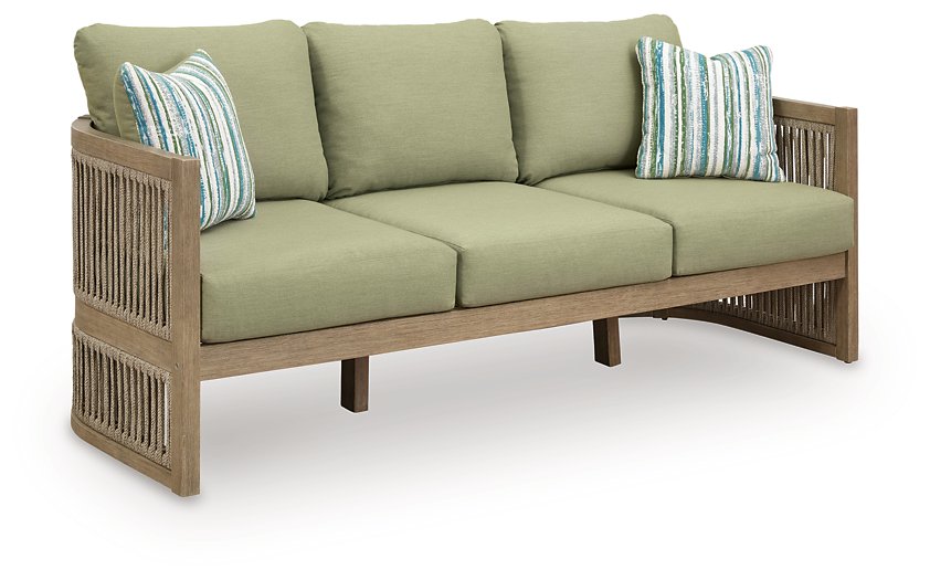 Serena Shores Outdoor Sofa with Cushion - Visions in Furniture (La Mirada, CA)