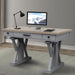 Parker House Americana Modern 56 in. Lift Desk Top and Base Cover in Dove - Visions in Furniture (La Mirada, CA)