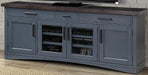 Parker House Americana Modern 76 in. TV Console in Denim - Visions in Furniture (La Mirada, CA)