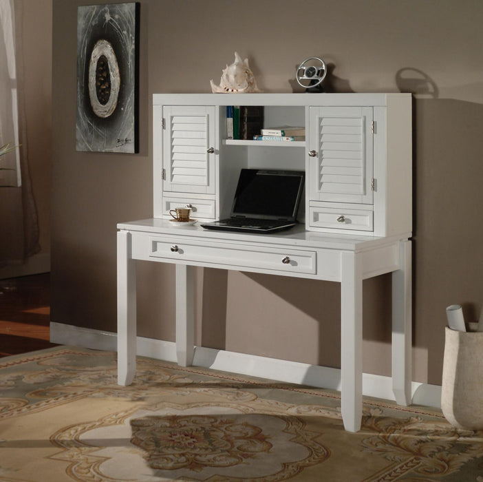 Parker House Boca 47" Writing Desk in Cottage White - Visions in Furniture (La Mirada, CA)