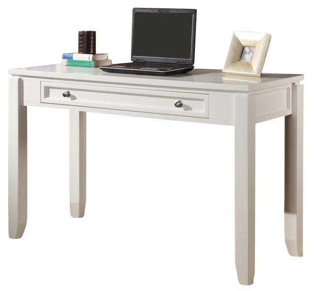Parker House Boca 47" Writing Desk in Cottage White - Visions in Furniture (La Mirada, CA)