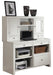 Parker House Boca Credenza and Hutch in Cottage White