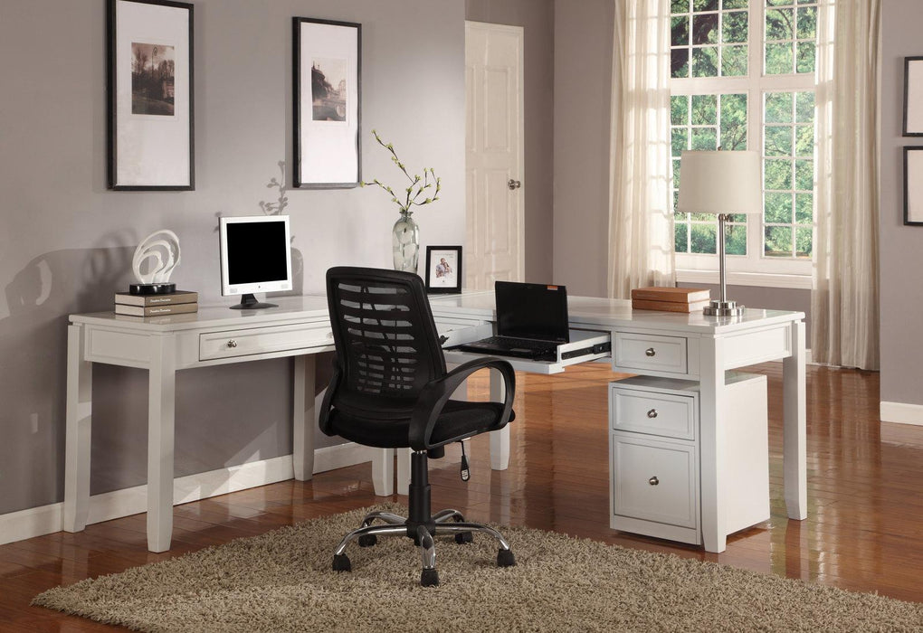 Parker House Boca Rolling File in Cottage White - Visions in Furniture (La Mirada, CA)