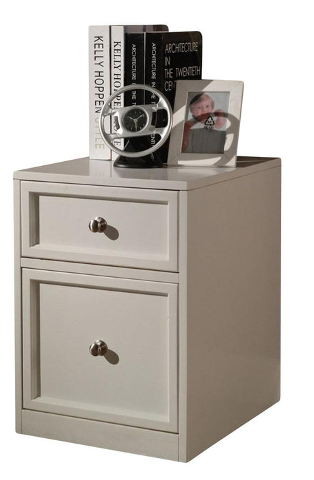Parker House Boca Rolling File in Cottage White - Visions in Furniture (La Mirada, CA)