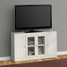Parker House Boca 7-Piece Entertainment Inset Wall with Ladder in Cottage White - Visions in Furniture (La Mirada, CA)