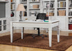 Parker House Boca Writing Desk in Cottage White - Visions in Furniture (La Mirada, CA)