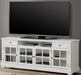 Parker House Cape Cod 76 in. TV Console in Vintage White - Visions in Furniture (La Mirada, CA)