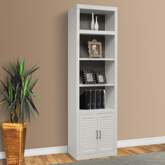 Parker House Catalina 32" Open Top Bookcase in Cottage White - Visions in Furniture (La Mirada, CA)