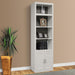 Parker House Catalina 32" Open Top Bookcase in Cottage White - Visions in Furniture (La Mirada, CA)